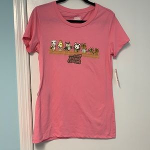 Animal Crossing xl size 15-17 shirt pink